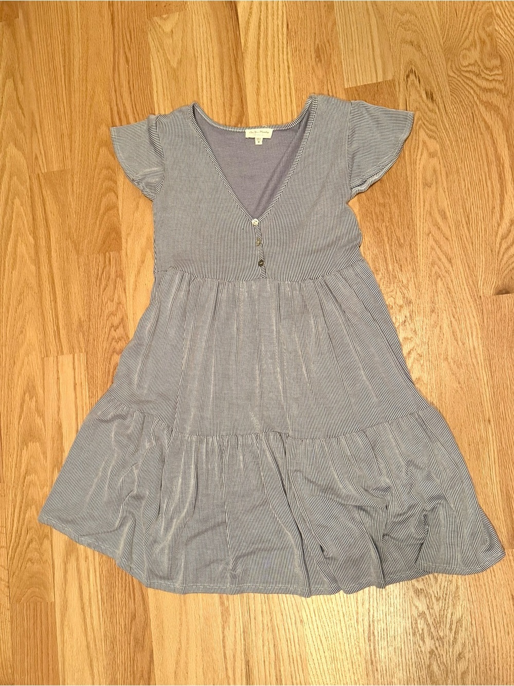 See You Monday Babydoll Tiered Dress size Medium